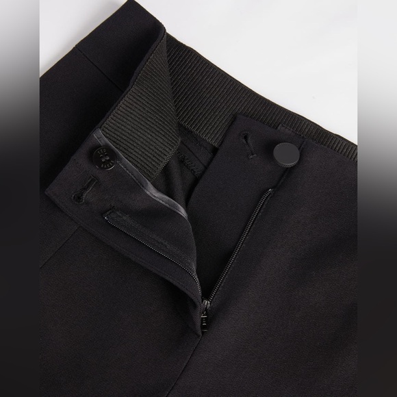 NWOT Ted Baker Ozete Slit Detail Trousers in Black - Picture 4 of 9